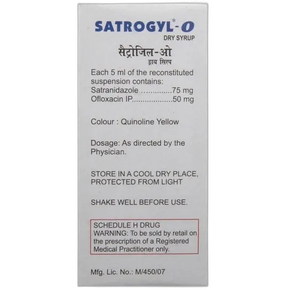 satrogyl o dry syrup 30 ml
